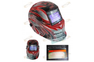 Welding Helmet Darkening Powerweld Black Art W/ Two Protective Film Prior Auto